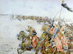 Carga de los mamelucos en la Batalla de Austerlitz, 2 de diciembre de 1805